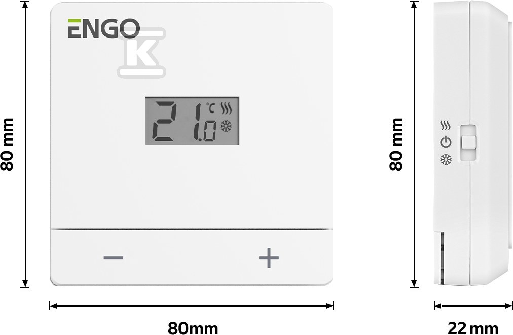 Regulator temperatury bateryjny, ENGO - 932332984